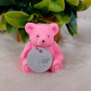 Teddy Eraser With Sharpener | Assorted Colour