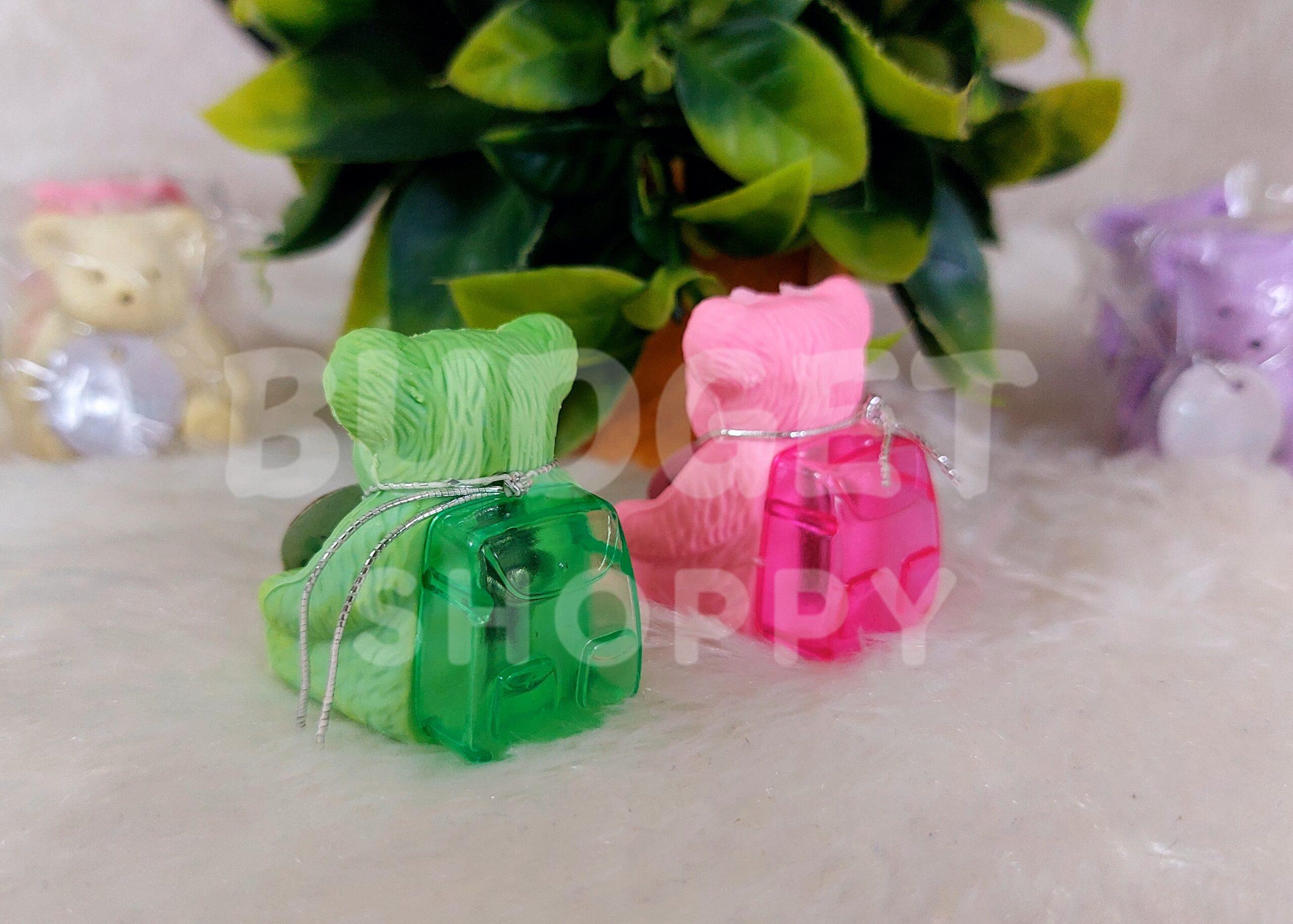 Teddy Eraser With Sharpener - 1 Pc - Image 4