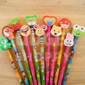 Pencil With Eraser Top | Return Favours | MOQ 6 Pencils