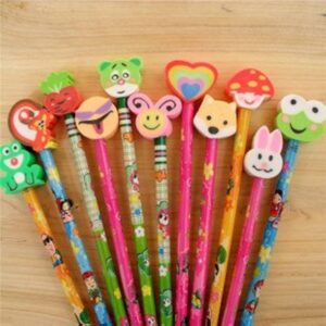 Pencil With Eraser Top | Return Favours | MOQ 6 Pencils