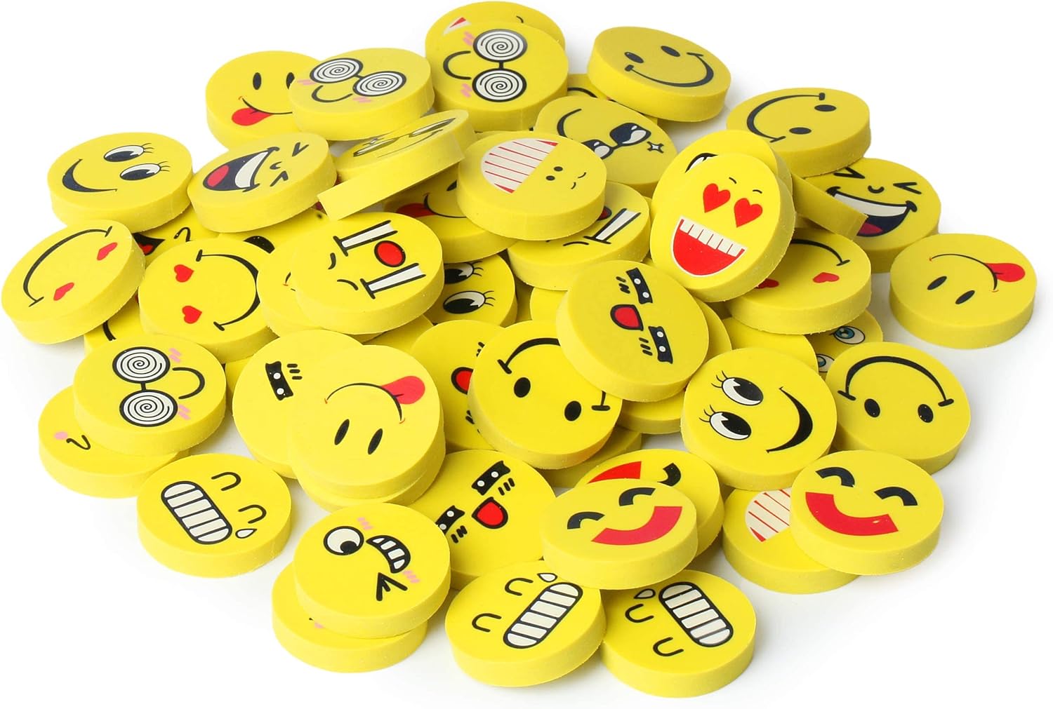 Smiley Eraser Pack | Return Favours | Pack of 12 - Image 3