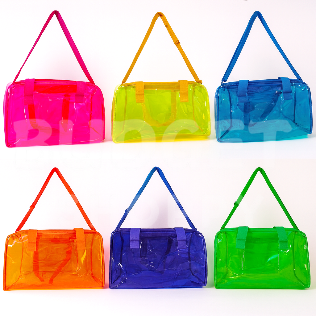 Jelly Duffle Bag | Orange - Image 4