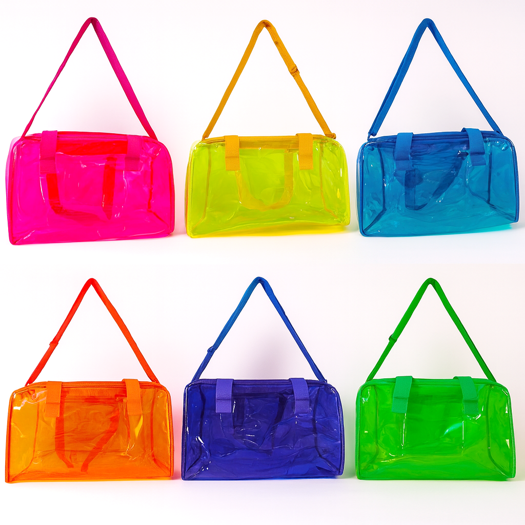 Jelly Duffle Bag | Orange - Image 4