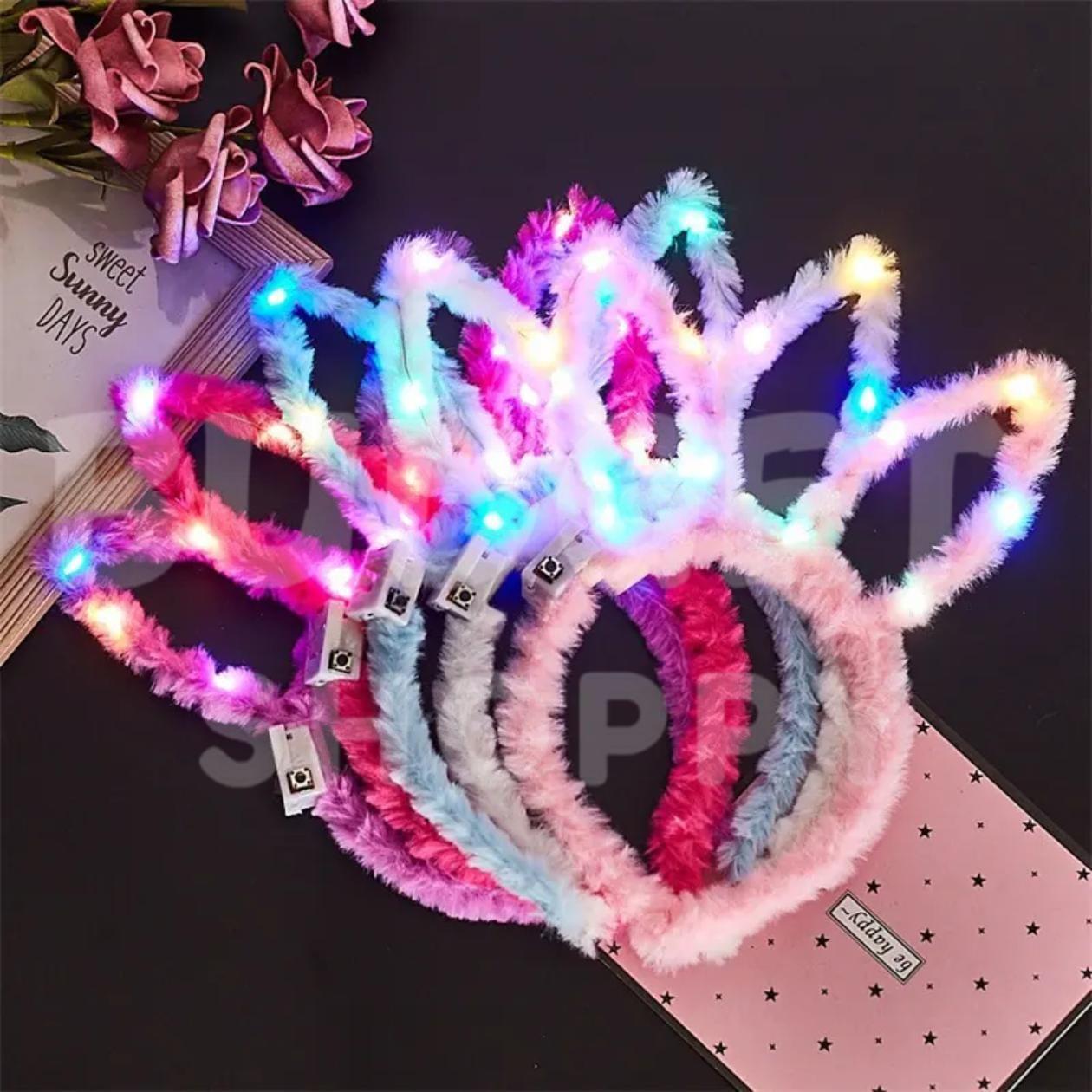 Bunny Headband with Light - Random Colour