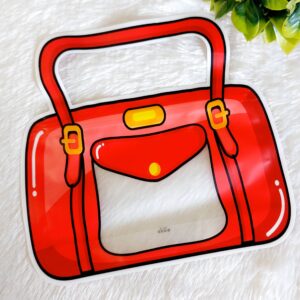 Hand Bag Shaped Gift Bag | Random Colour | 1 Pc