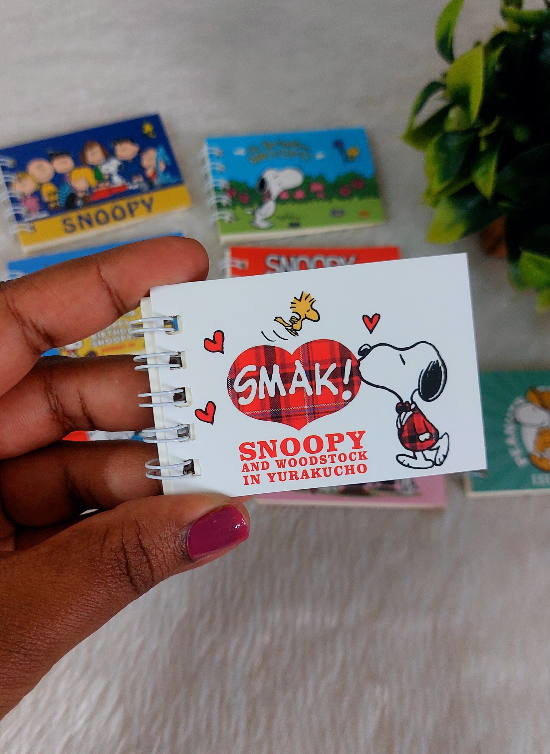 Mini Spiral NotePad | Cute Random Print | Set of 5 Pcs - Image 5