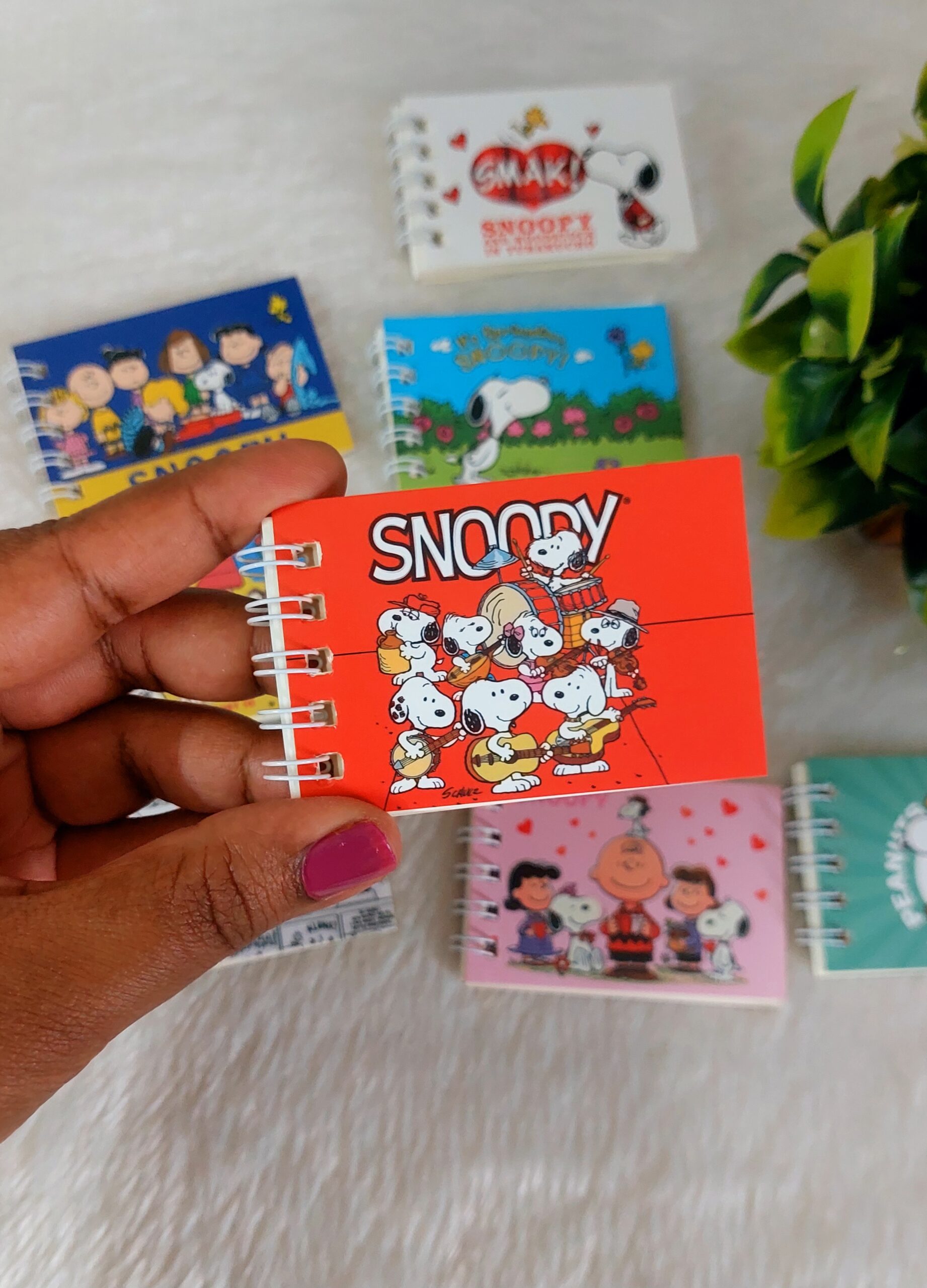 Mini Spiral NotePad | Cute Random Print | Set of 5 Pcs - Image 6