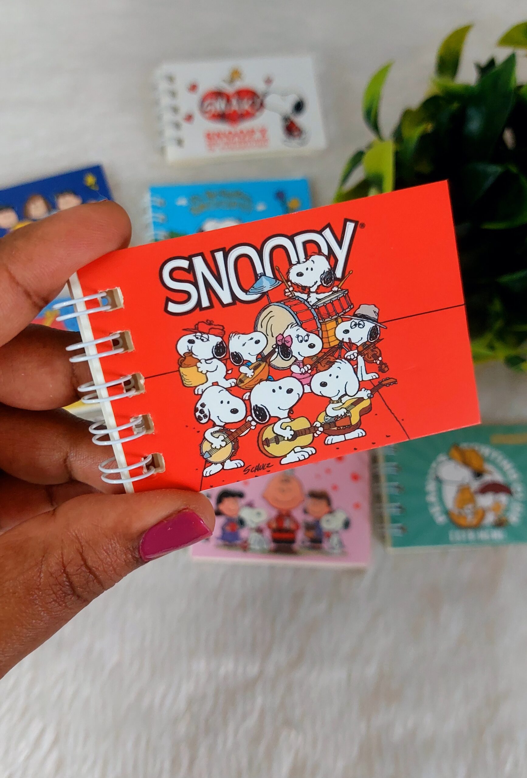 Mini Spiral NotePad | Cute Random Print | Set of 5 Pcs - Image 4