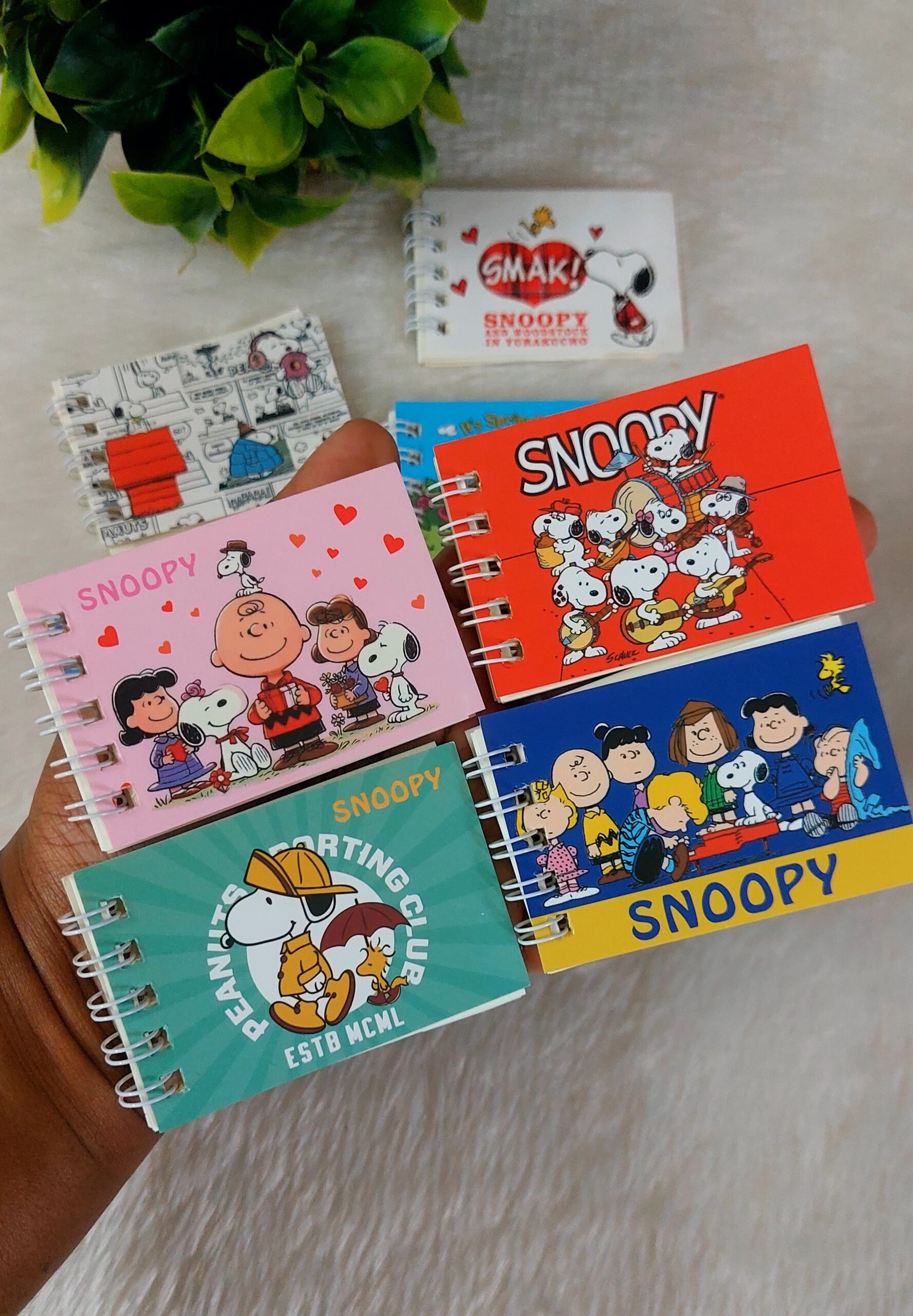 Mini Spiral NotePad | Cute Random Print | Set of 5 Pcs - Image 7