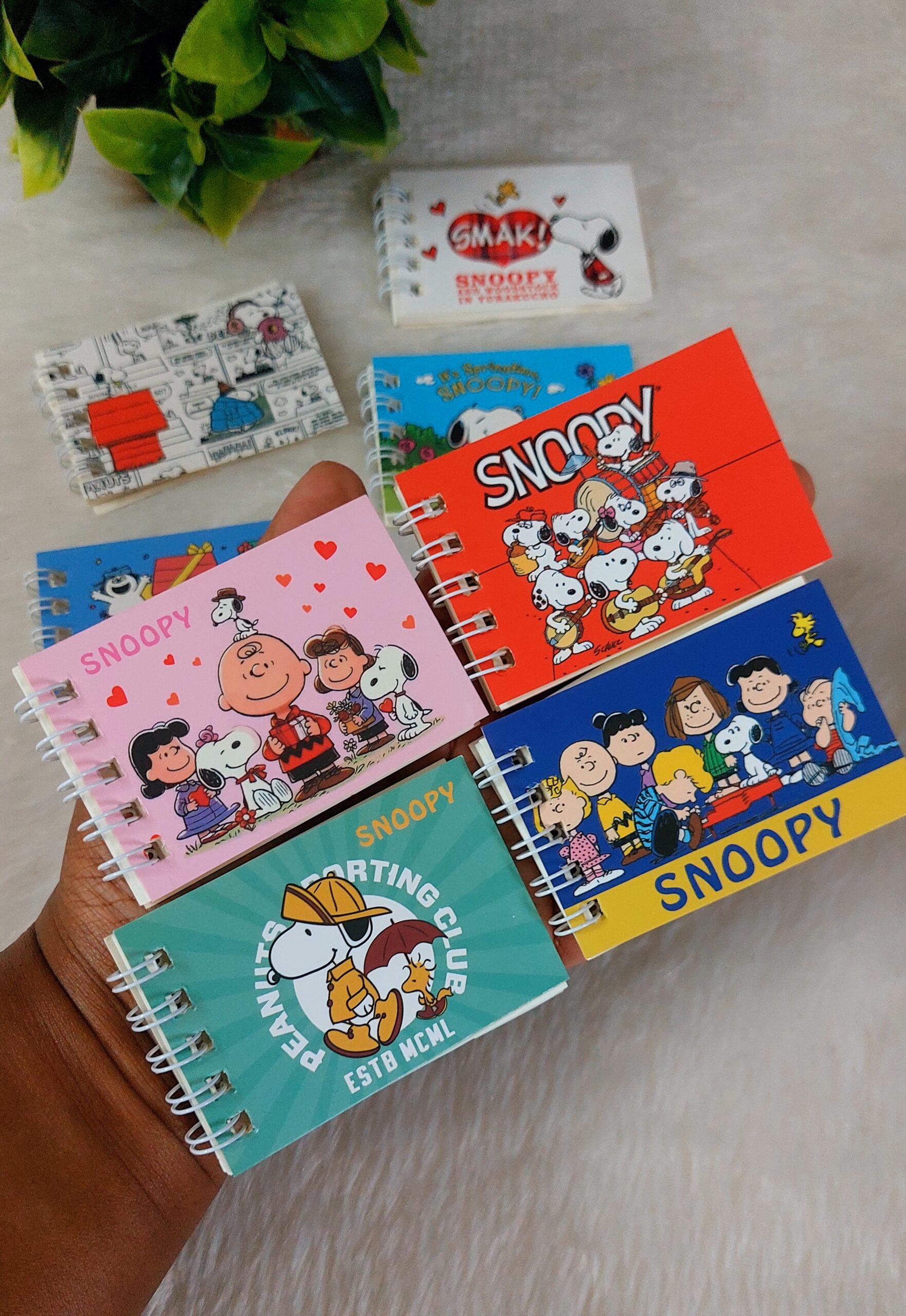 Mini Spiral NotePad | Cute Random Print | Set of 5 Pcs - Image 8