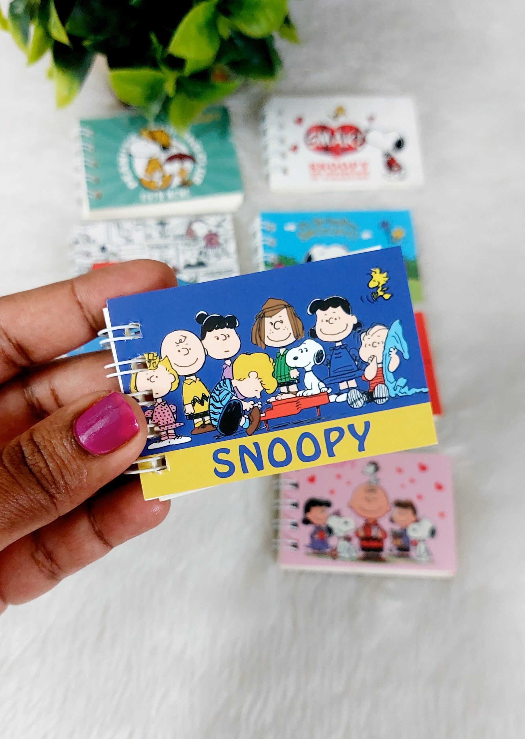 Mini Spiral NotePad | Cute Random Print | Set of 5 Pcs - Image 2