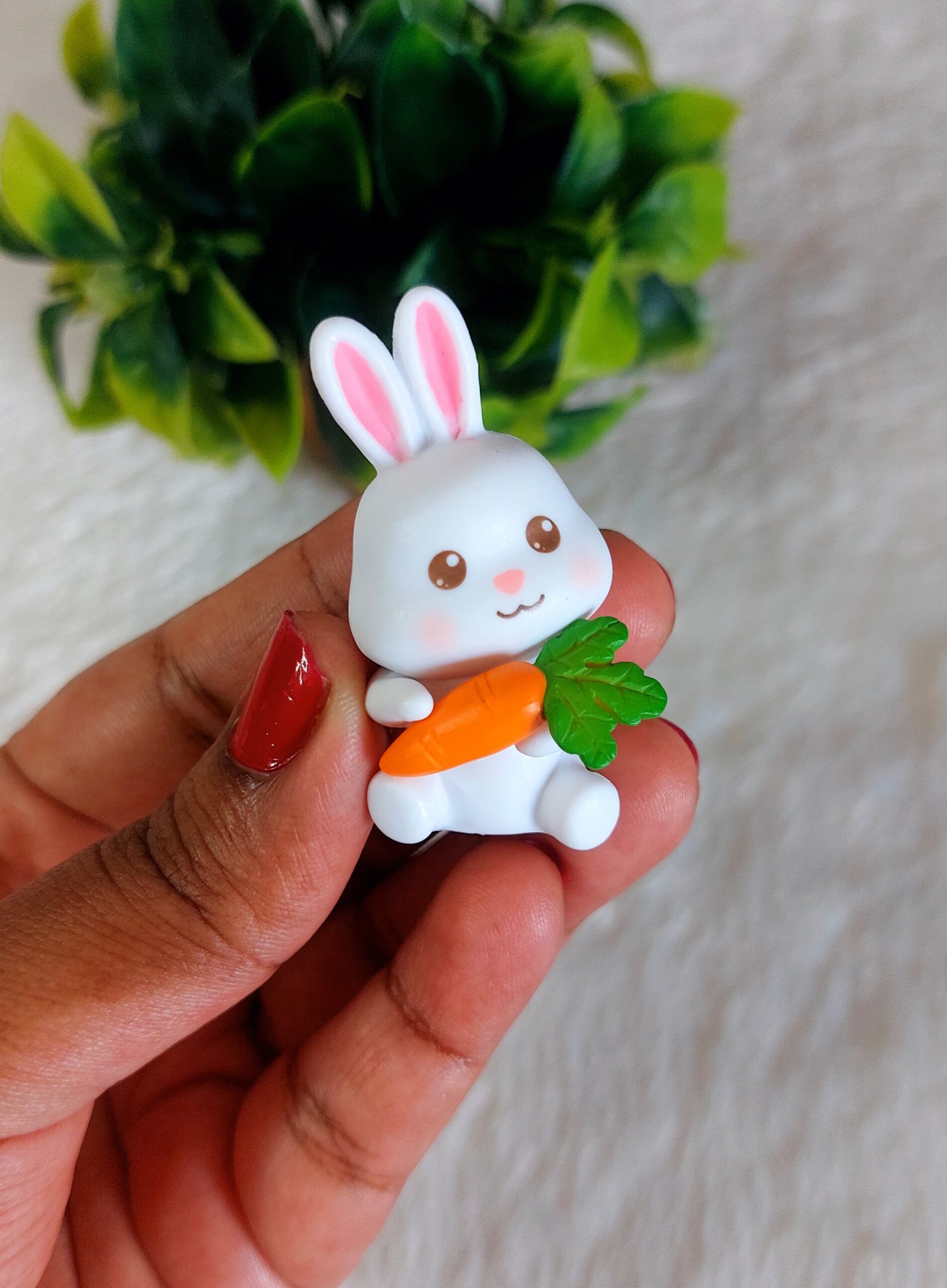Bunny with Carrot Decor | Set of 4 Pcs - Image 5