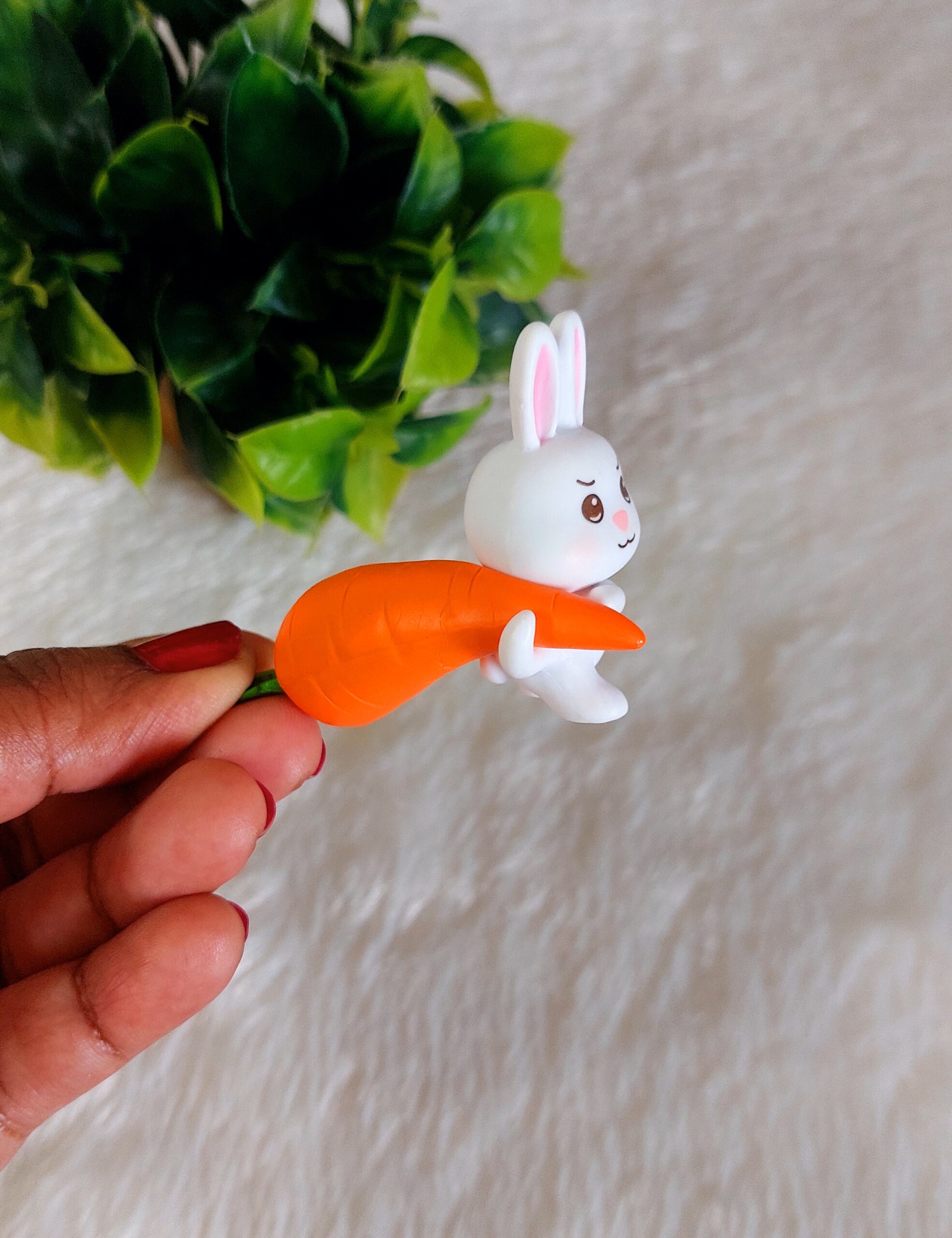 Bunny with Carrot Decor | Set of 4 Pcs - Image 3