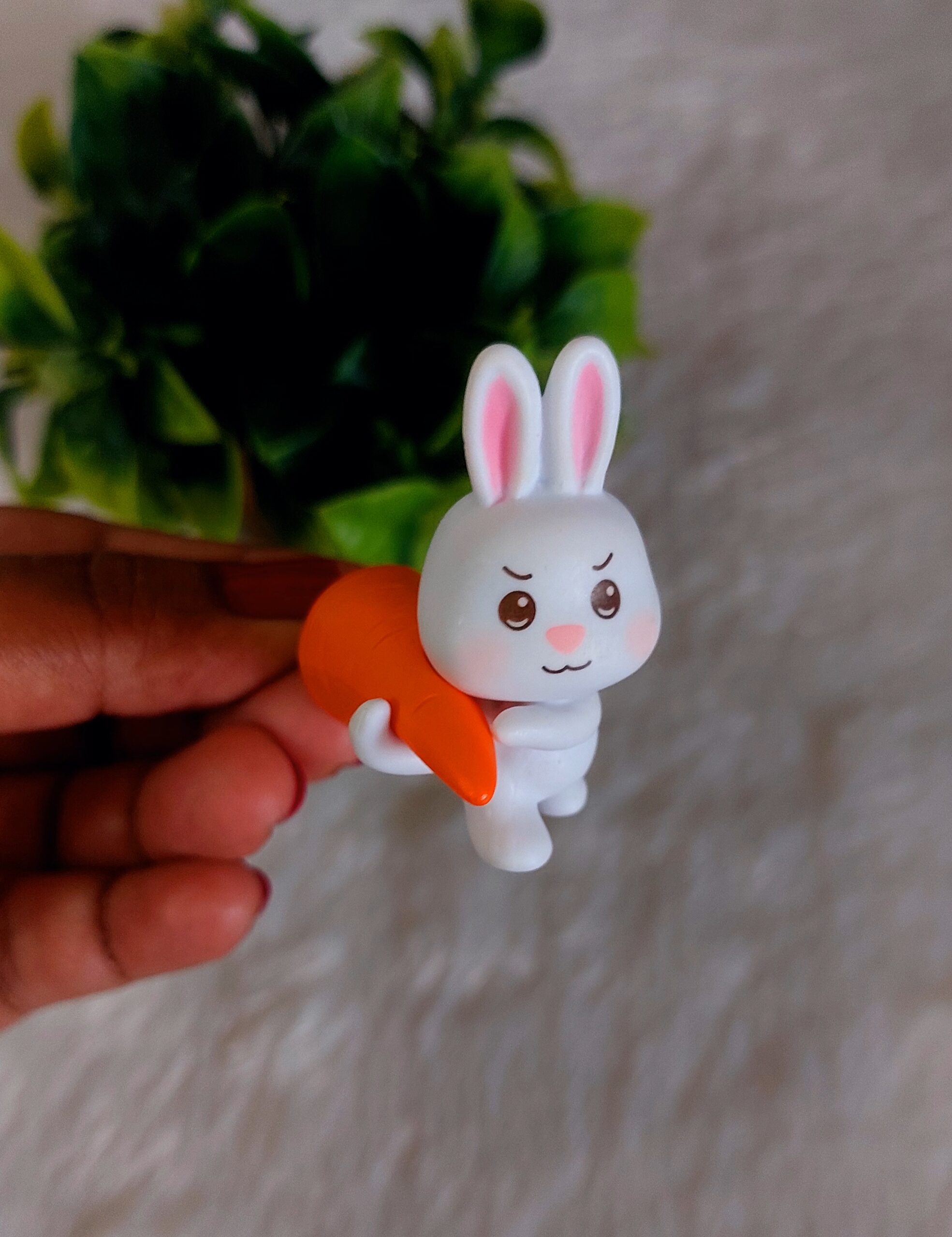Bunny with Carrot Decor | Set of 4 Pcs - Image 4