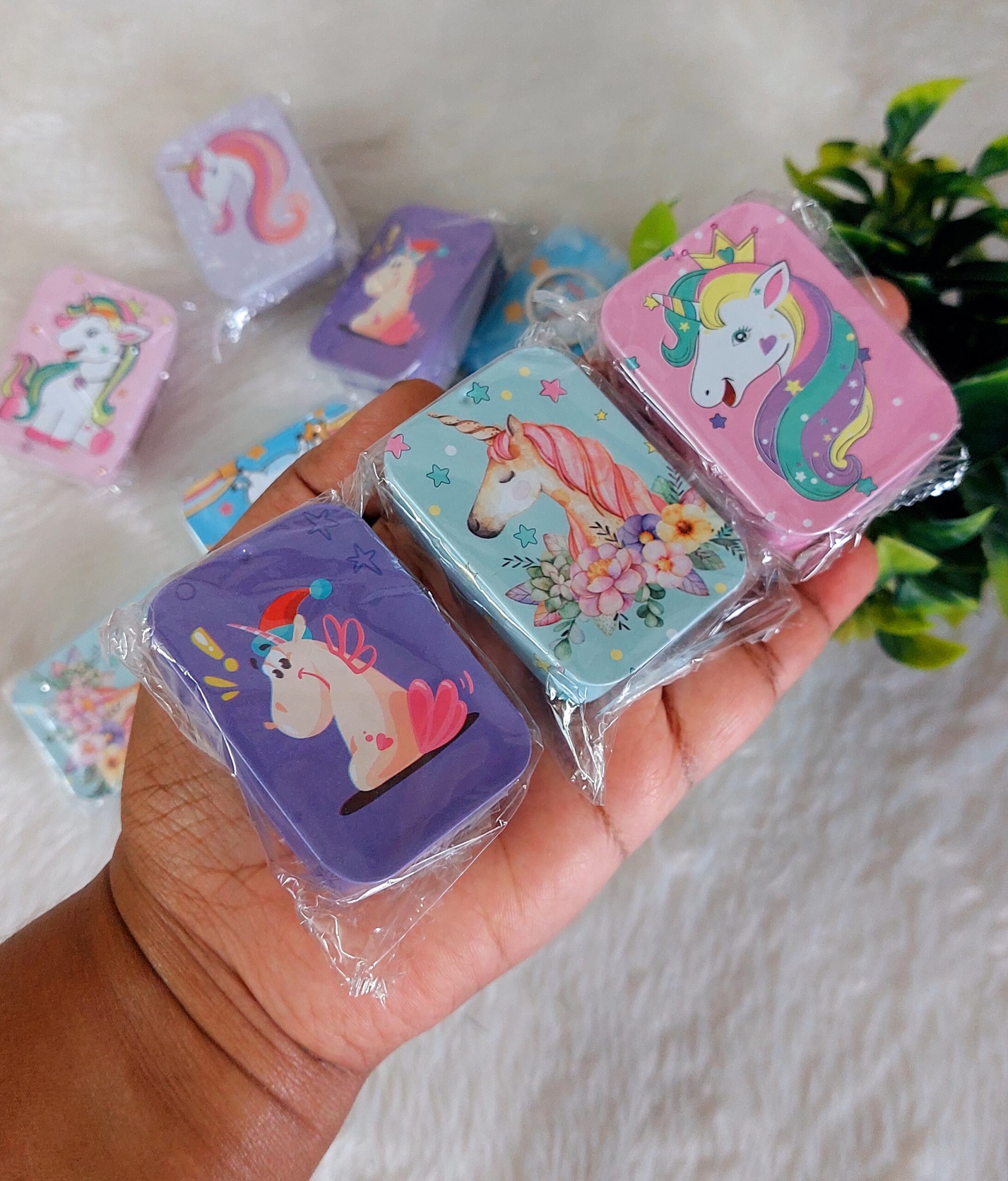 Unicorn Tin box Keychain | Rectangle Shape | Random Print | Pack of 1 - Image 8